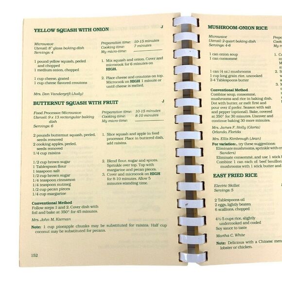 Thyme Waves Cookbook Time and Energy Saving Recipes Jr Museum Guild Panama City - Picture 9 of 12